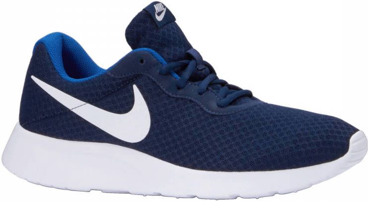 gelijkheid Frustratie deadline Nike Tanjun Heren Sneakers Midnight Navy White Game Royal - Schoenen.nl