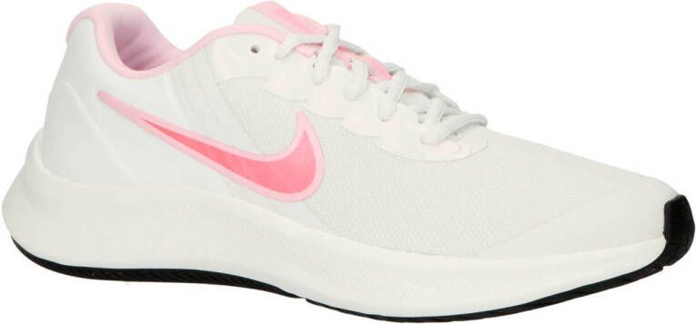 Nike Star Runner 3 sneakers wit roze