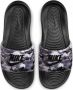 Nike Victori One Slide Print Heren Slippers en Sandalen Black Mesh Synthetisch Foot Locker - Thumbnail 1