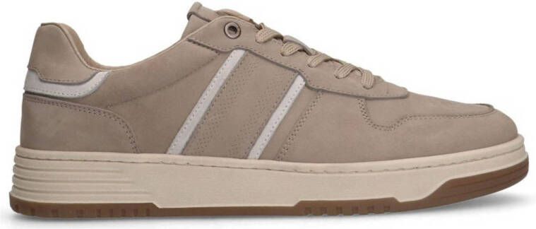 No Stress Heren Beige nubuck sneakers