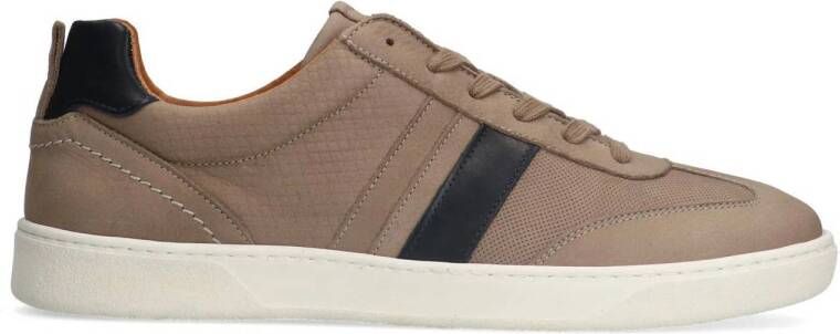 No Stress Heren Beige nubuck sneakers