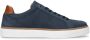 No Stress Heren Donkerblauwe nubuck sneakers - Thumbnail 1