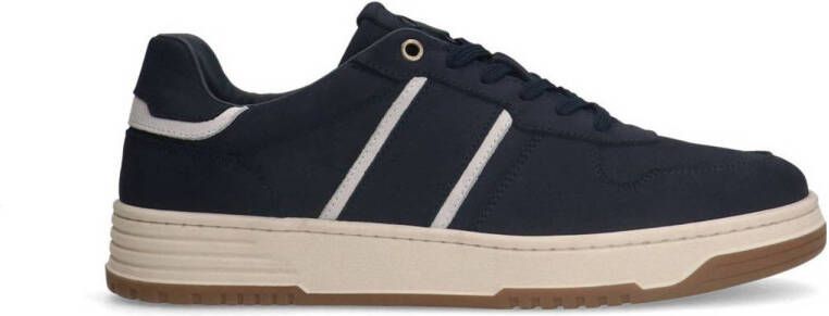 No Stress nubuck sneakers donkerblauw