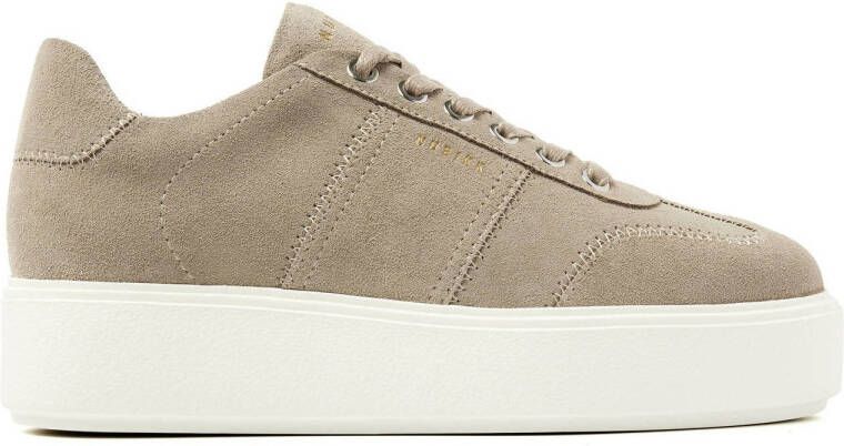 Nubikk Elise Wing suède sneakers beige