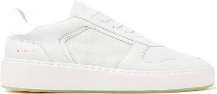 Nubikk Jiro Luca Men White Leather Lage sneakers