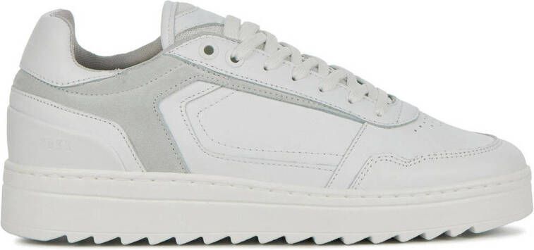 Nubikk Stijlvolle witte leren sneakers Wit Dames