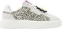 Nubikk leren sneakers wit zilver glitters Meisjes Leer Effen 35 - Thumbnail 1