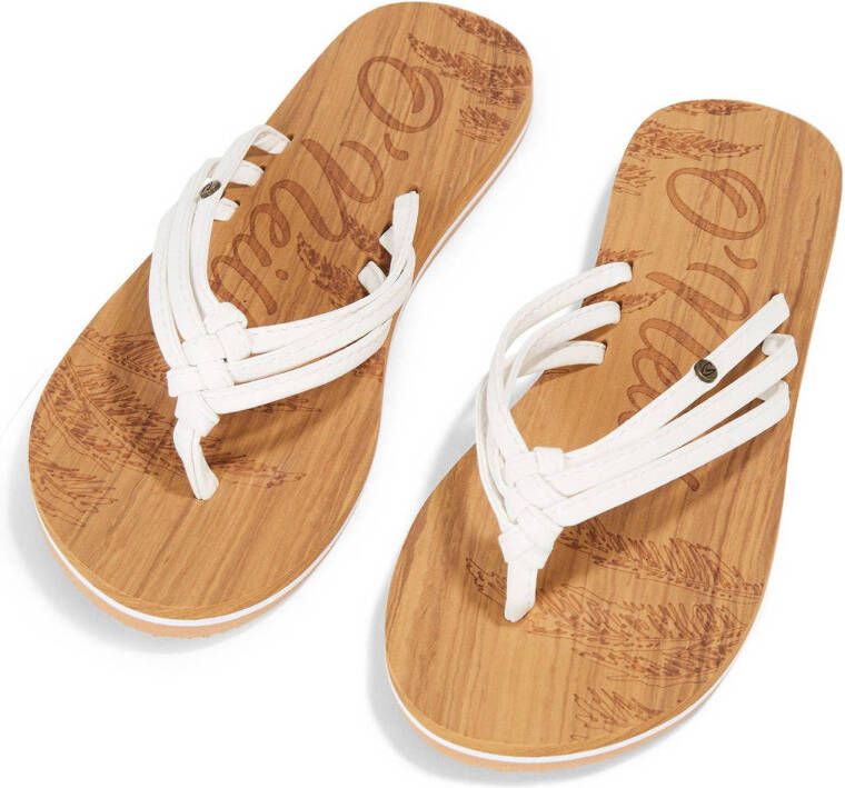 O'Neill Ditsy Sandals teenslippers wit Meisjes Imitatieleer 32