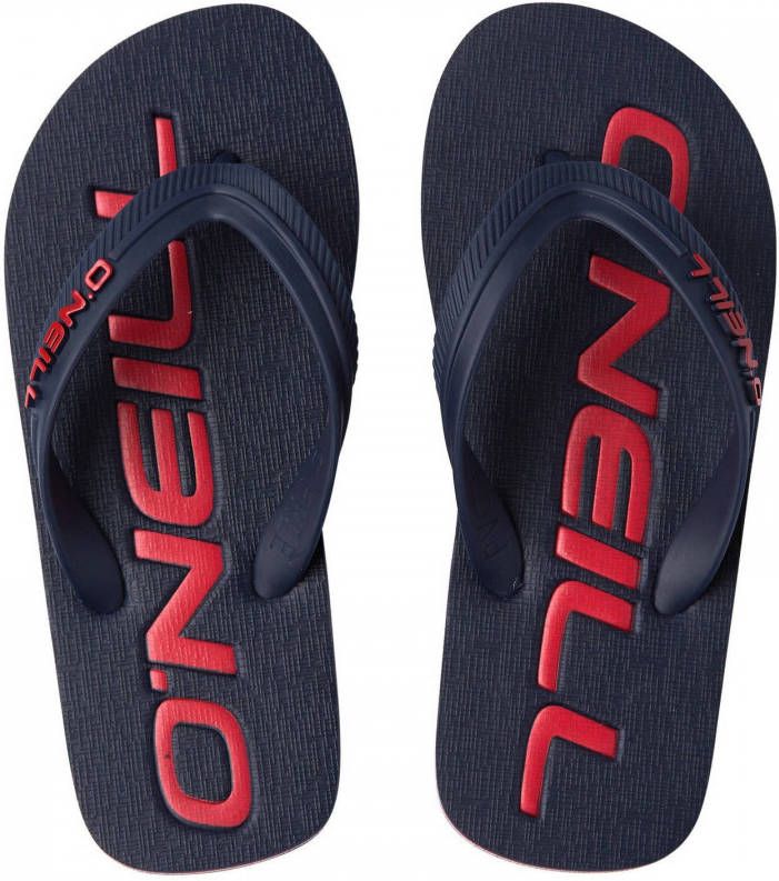 O'Neill profile logo slippers rood blauw kinderen