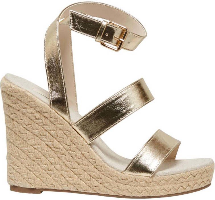 Only Sandalen ONLAMELIA-16 WEDGE SANDAL FOIL