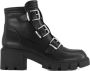 Oxmox chunky bikerboots zwart - Thumbnail 1