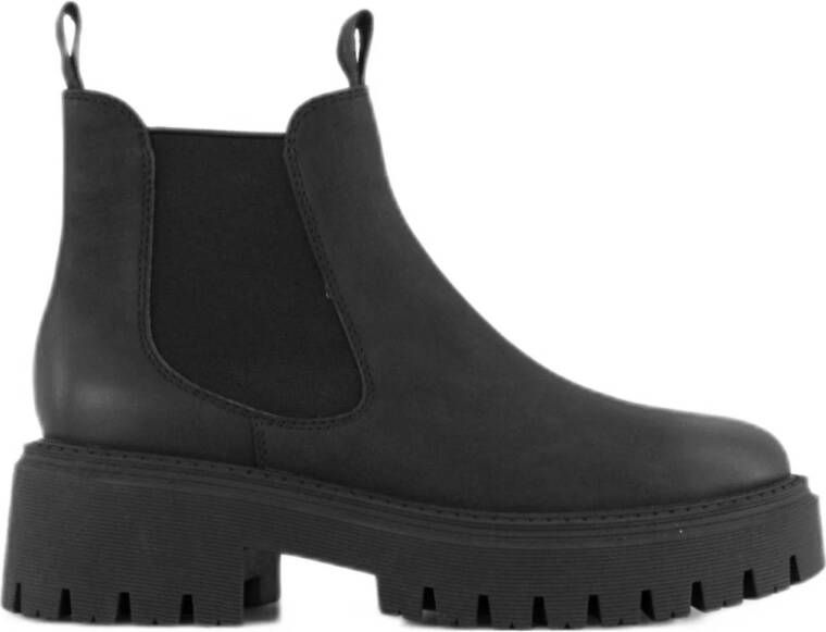 Oxmox chunky chelsea boots zwart