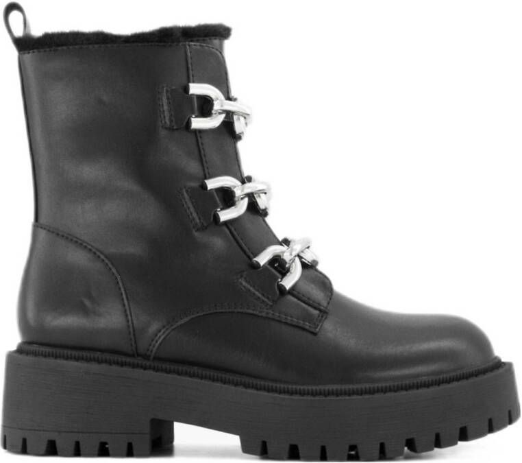 Oxmox chunky enkelboots zwart