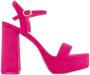 Oxmox Roze sandalette pump - Thumbnail 1