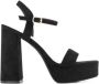 Oxmox Zwarte sandalette pump - Thumbnail 1