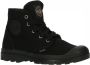 Palladium s Pampa Hi Veterboots Laarzen Met Veters Zwart - Thumbnail 1