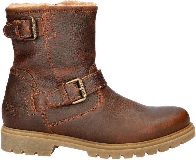 Panama Jack Faust leren enkelboots cognac