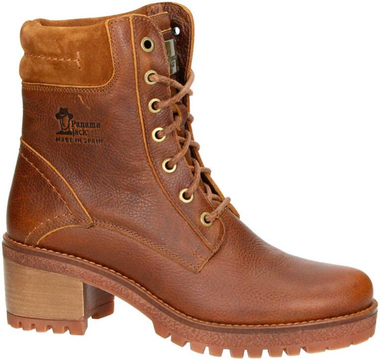 Panama Jack leren veterboots bruin