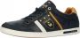 Pantofola d'Oro Mondovi Sneakers Heren Leren Veterschoenen Donker Blauw - Thumbnail 1