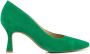 Paul Green Pumps Stiletto Dames Damesschoenen Suède Kitten heel hoogte 3779 Groen - Thumbnail 1