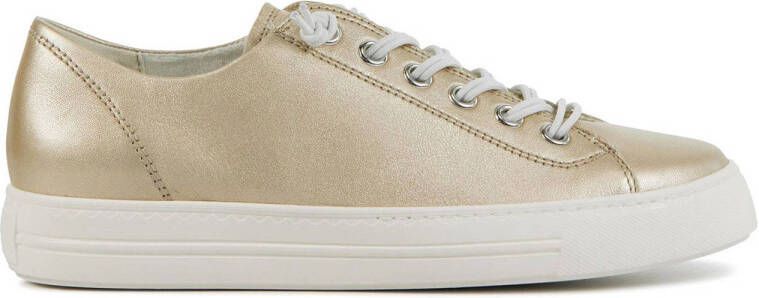 Paul Green Sneakers Dames Lage sneakers Damesschoenen Leer 4081 met Goud