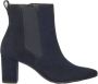 Paul Green Chelsea boots Dames Laarzen Damesschoenen Suède 8042 Blauw - Thumbnail 1