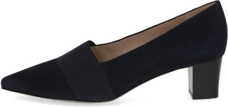 Peter Kaiser Genova suède pumps donkerblauw