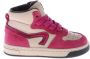 Pinocchio leren sneakers fuchsia - Thumbnail 1