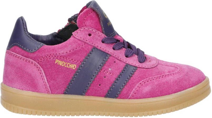 Pinocchio suède sneakers roze