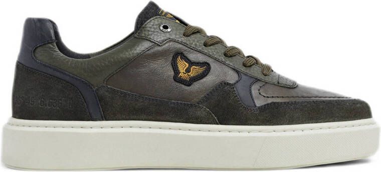 PME Legend Stoere leren sneakers voor heren Brown Heren