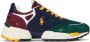 POLO Ralph Lauren chunky suède sneakers donkergroen - Thumbnail 1