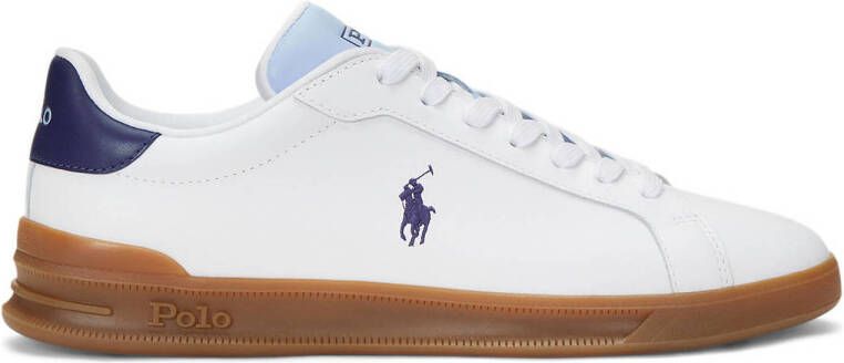 POLO Ralph Lauren Heritage Court leren sneakers wit