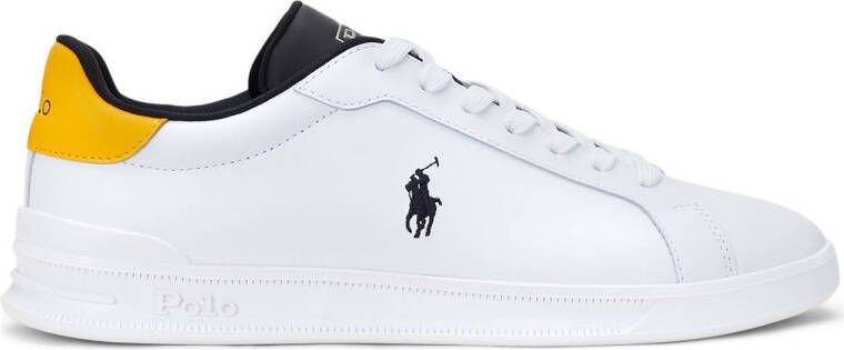 POLO Ralph Lauren Heritage Court leren sneakers wit