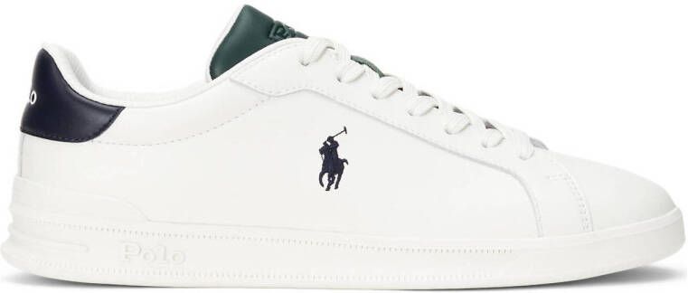 POLO RALPH LAUREN Ralph Lauren Lage Sneakers Heren Heritage Court Ii Maat: 40 Materiaal: Leer Kleur: Wit