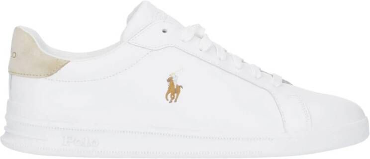 POLO Ralph Lauren leren sneakers wit beige