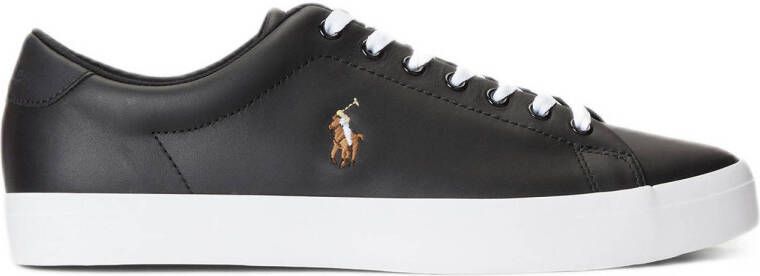 POLO Ralph Lauren Longwood leren sneakers zwart