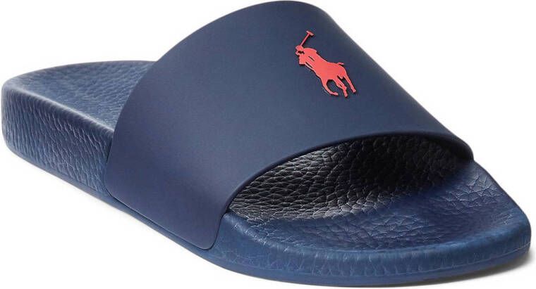 Polo Ralph Lauren Pool Slide Sandalen Schoenen navy red maat: 46 beschikbare maaten:41 42 43 44 45 46