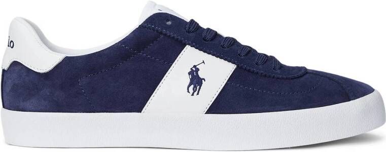 POLO Ralph Lauren suède sneakers donkerblauw