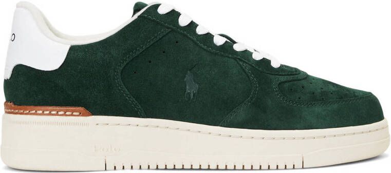 Polo Ralph Lauren Heren Lage Top Leren Sneakers Green Heren