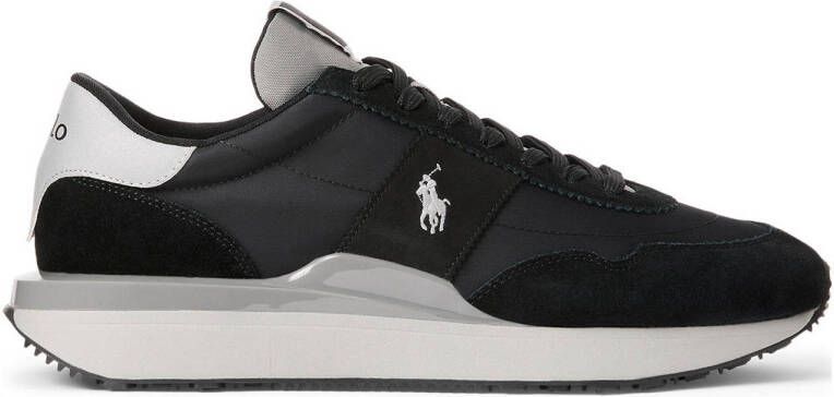 POLO Ralph Lauren Train 89 leren sneakers zwart