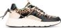 POSH by Poelman Cari chunky sneakers zwart panterprint - Thumbnail 1