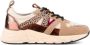 POSH by Poelman CAROCEL Dames Sneakers Bruin Multi - Thumbnail 1