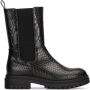 POSH by Poelman Elin enkelboots met crocoprint zwart - Thumbnail 1