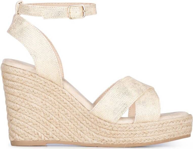 POSH by Poelman Nola espadrilles goud