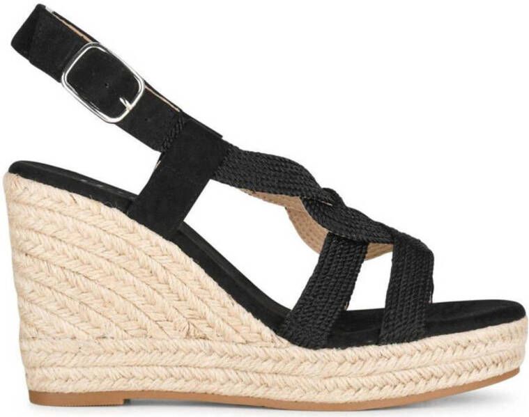 POSH by Poelman Nola espadrilles zwart