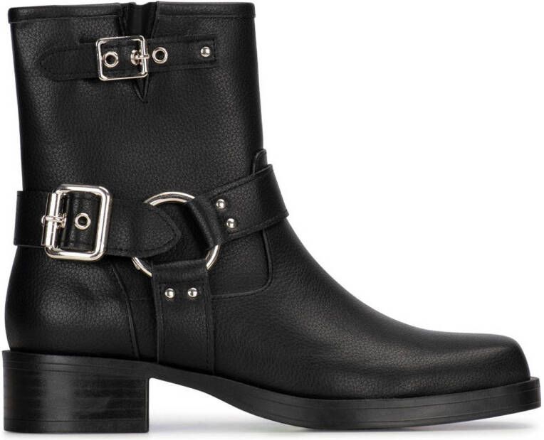 POSH by Poelman Phoebe bikerboots zwart