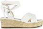 POSH by Poelman SAAR Dames Sandalen Espadrilles Wit - Thumbnail 1