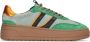 PS Poelman Anemone leren sneakers Anemone groen - Thumbnail 1