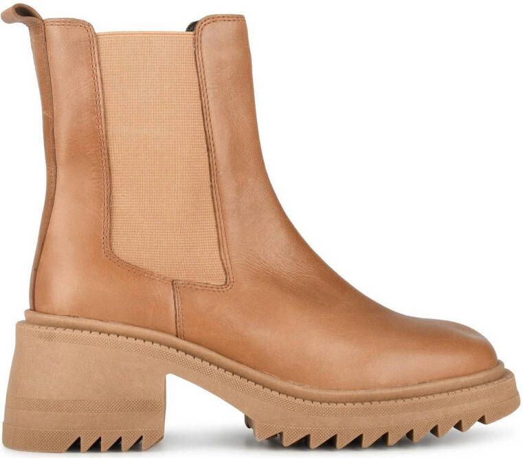 PS Poelman ATENE leren chelsea boots bruin