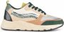 POSH by Poelman Carocel sneakers met panterprint groen multi - Thumbnail 1